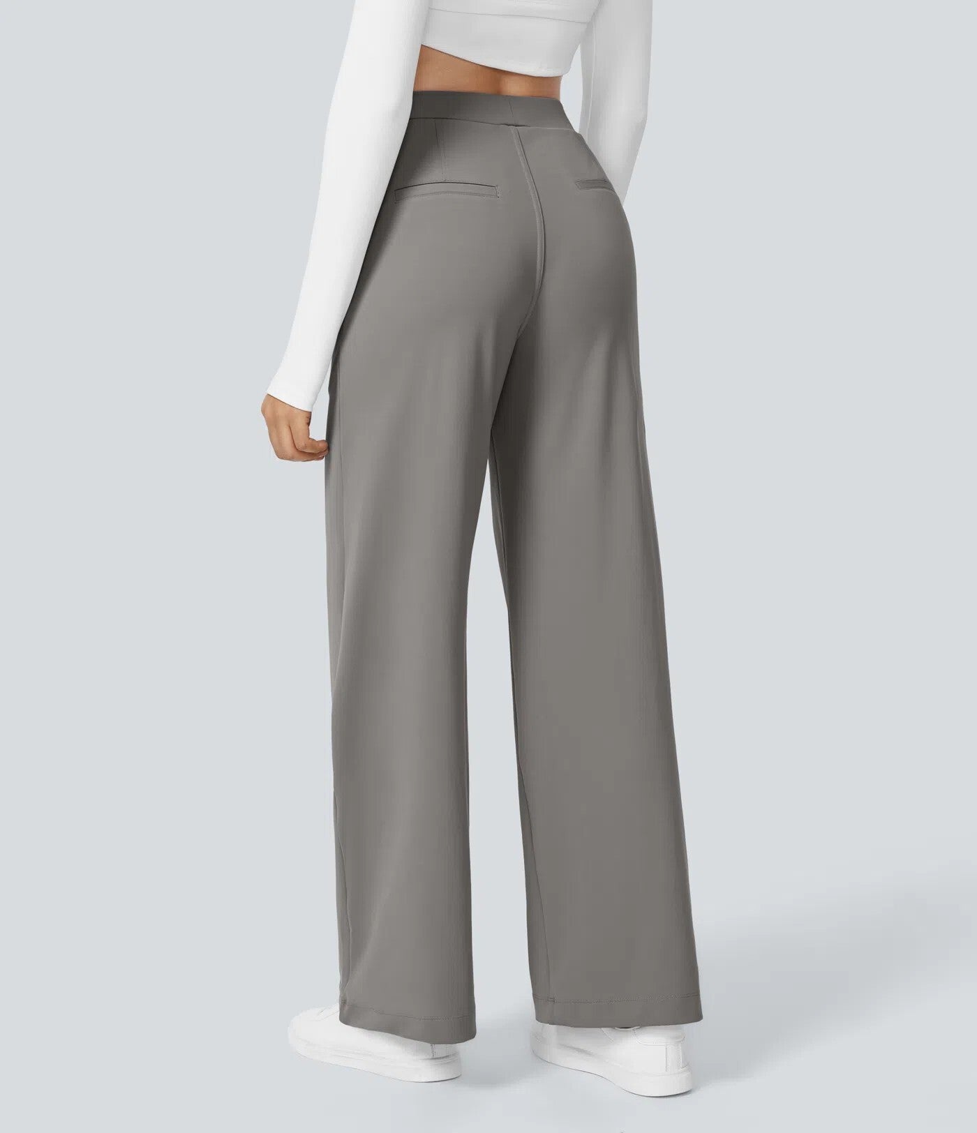 💝Limited Time&Free Shipping💝High Waisted Side Pocket Straight Leg Work Pants