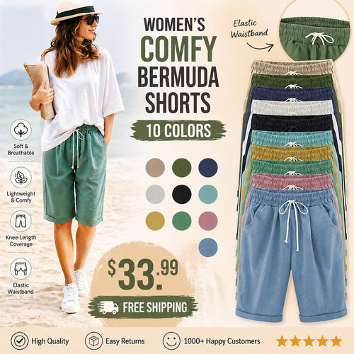 Limited Time Promotion - Elastic Waist Casual Comfy Summer Shorts