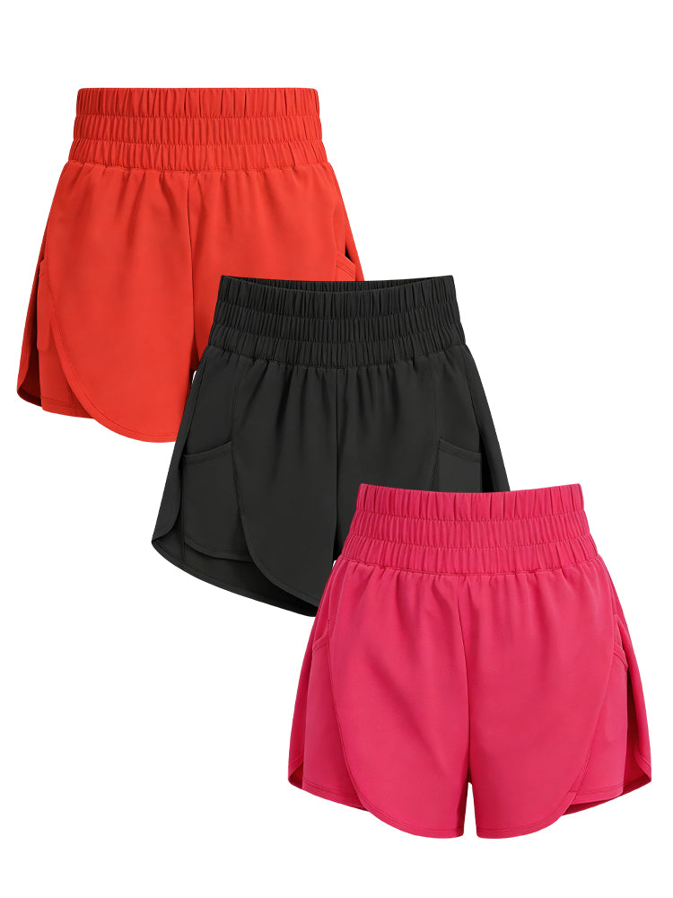 🔥Limited time clearance🔥Lightweight Athletic Workout Gym Yoga Shorts Liner with Phone Pockets
