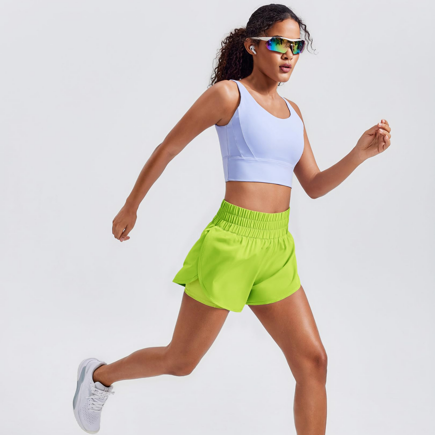 🔥Limited time clearance🔥Anti-exposure sports shorts with built-in inner layer and convenient side pockets