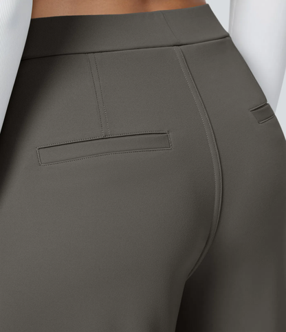 💝Limited Time&Free Shipping💝High Waisted Side Pocket Straight Leg Work Pants