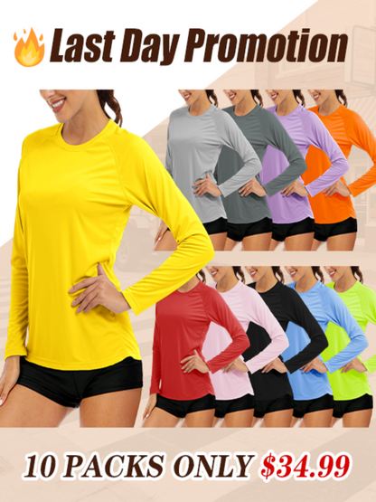 Summer Specials-Women's Long Sleeve Shirts UPF 50+ Sun Protection Shirts