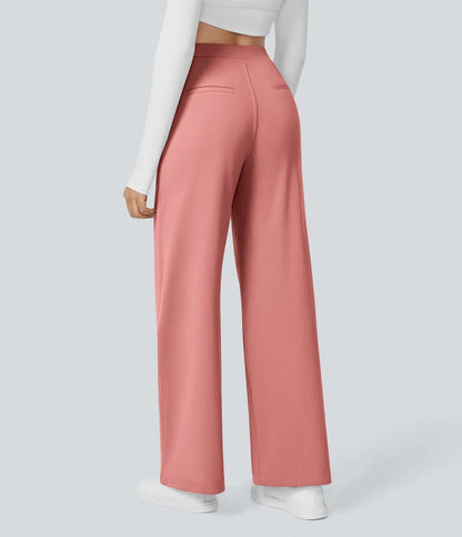 💝Limited Time&Free Shipping💝High Waisted Side Pocket Straight Leg Work Pants