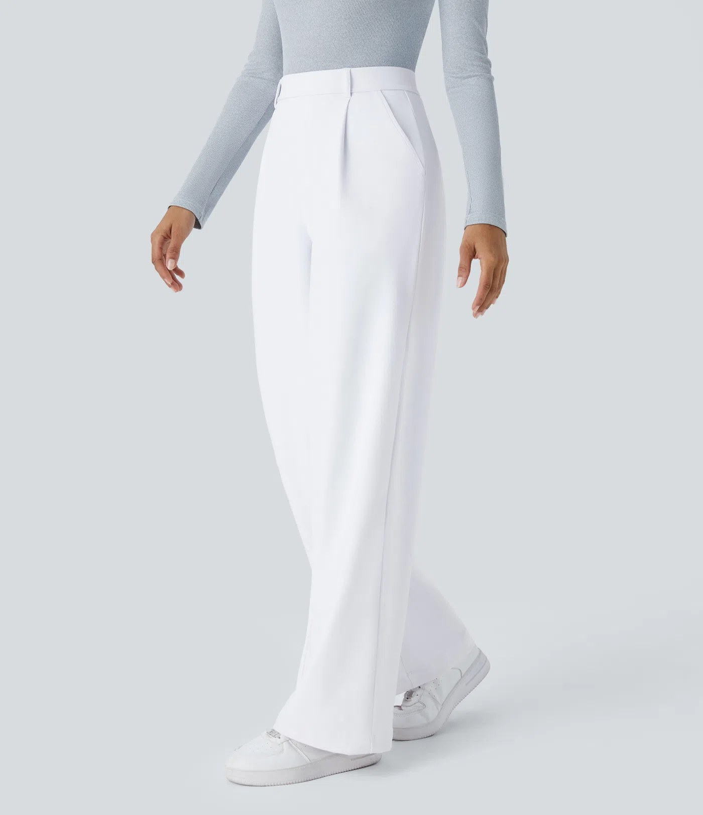 💝Limited Time&Free Shipping💝High Waisted Side Pocket Straight Leg Work Pants