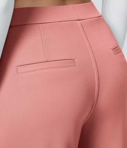 💝Limited Time&Free Shipping💝High Waisted Side Pocket Straight Leg Work Pants