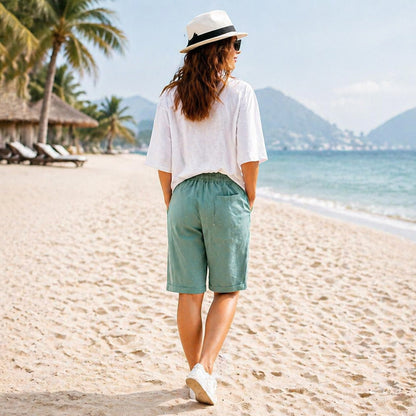 Limited Time Promotion - Elastic Waist Casual Comfy Summer Shorts