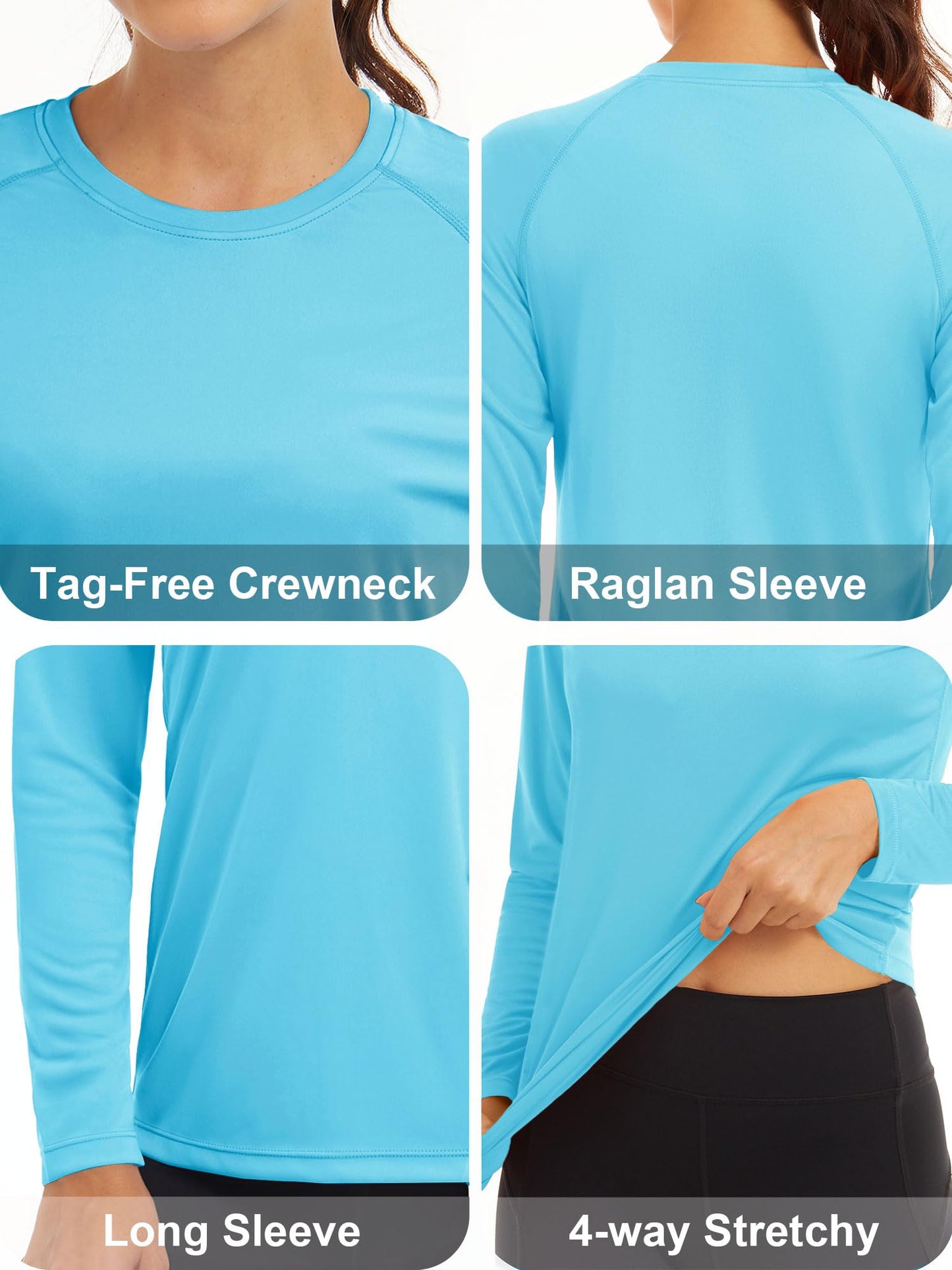Summer Specials-Women's Long Sleeve Shirts UPF 50+ Sun Protection Shirts