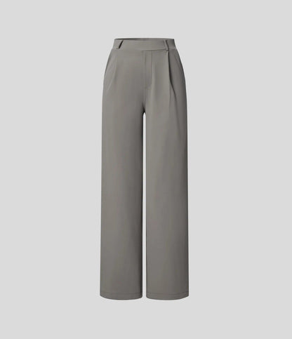 💝Limited Time&Free Shipping💝High Waisted Side Pocket Straight Leg Work Pants