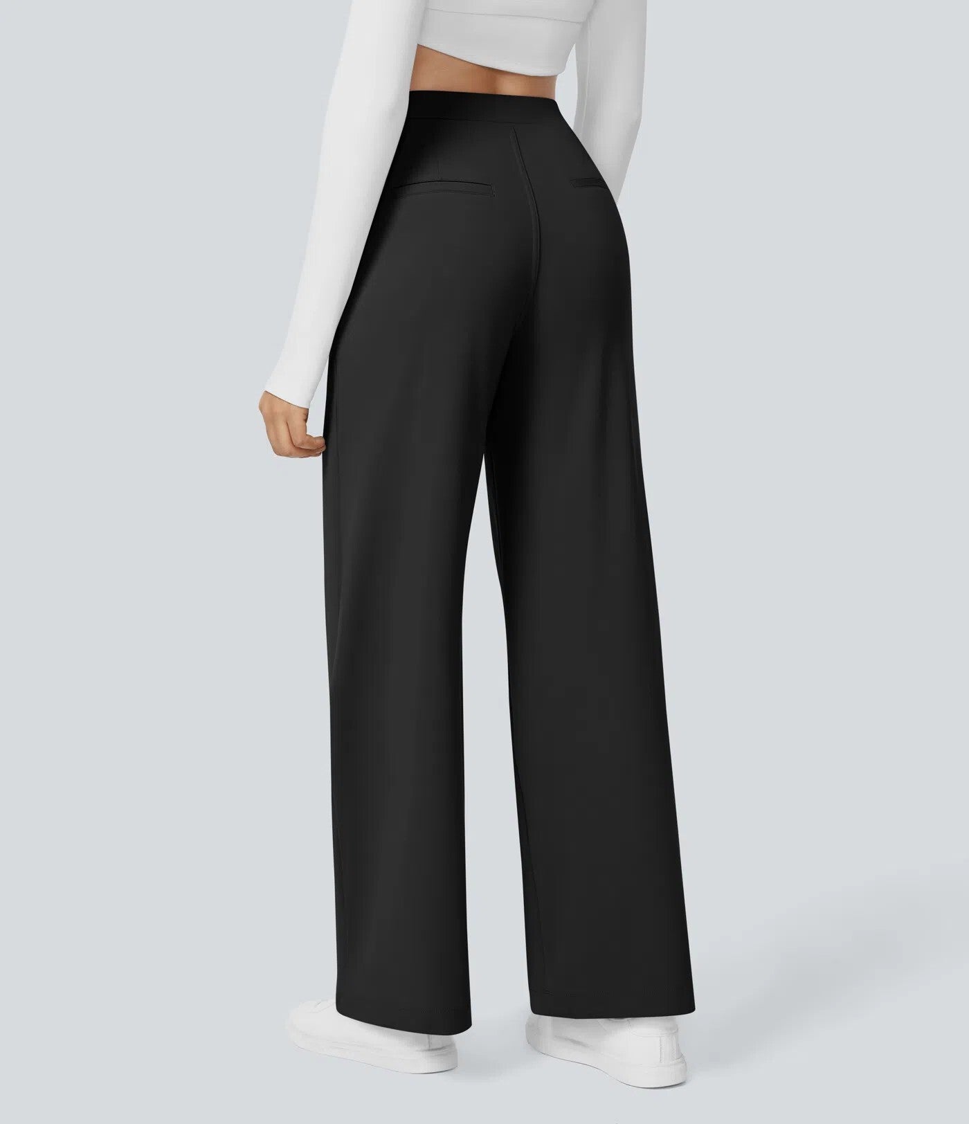 💝Limited Time&Free Shipping💝High Waisted Side Pocket Straight Leg Work Pants