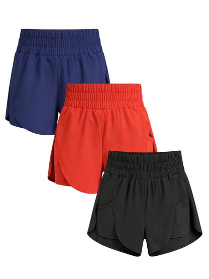 🔥Limited time clearance🔥Lightweight Athletic Workout Gym Yoga Shorts Liner with Phone Pockets