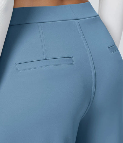 💝Limited Time&Free Shipping💝High Waisted Side Pocket Straight Leg Work Pants