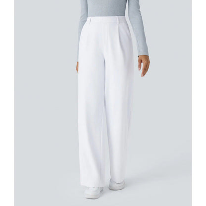 💝Limited Time&Free Shipping💝High Waisted Side Pocket Straight Leg Work Pants