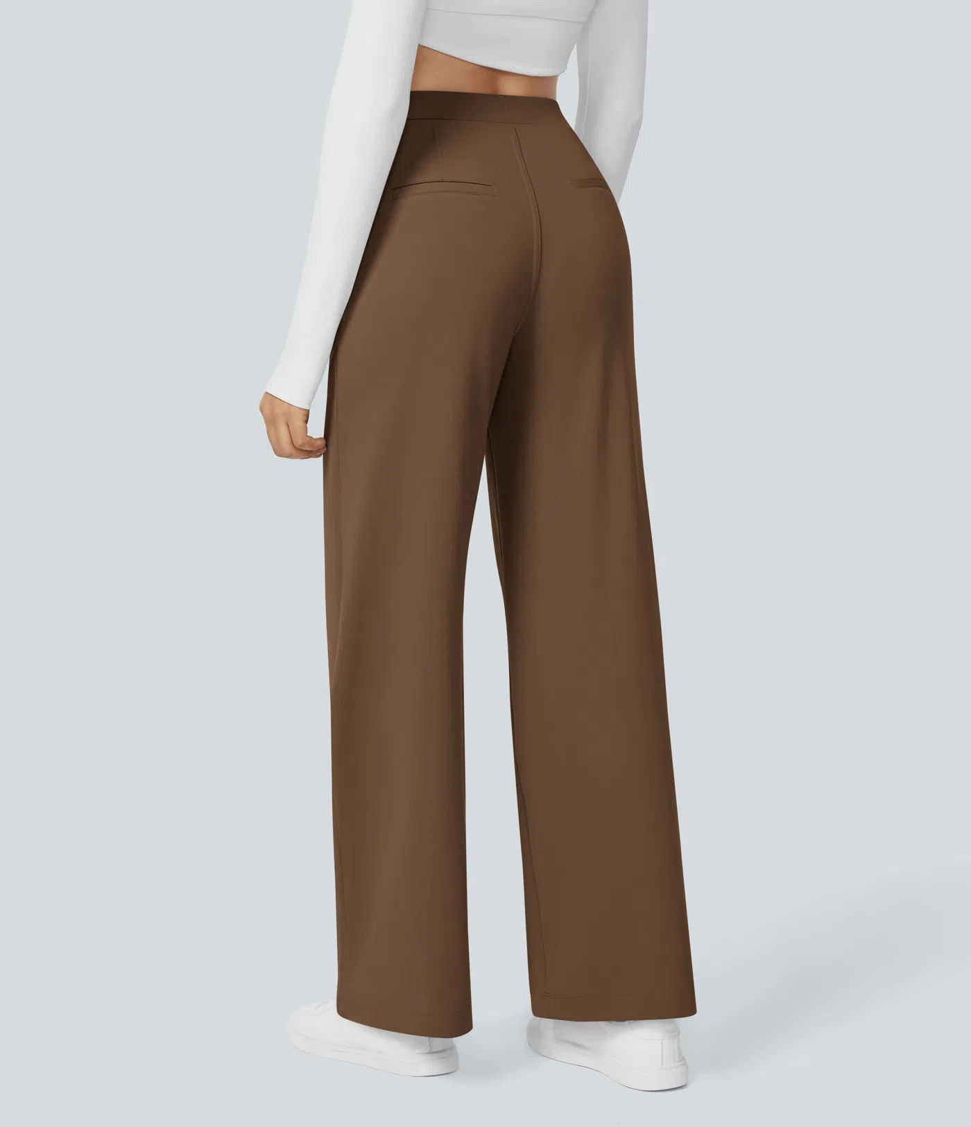 💝Limited Time&Free Shipping💝High Waisted Side Pocket Straight Leg Work Pants