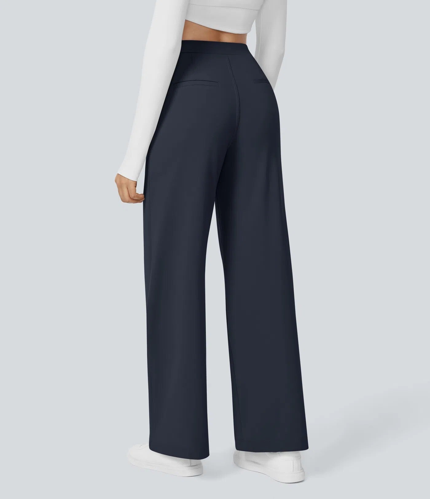 💝Limited Time&Free Shipping💝High Waisted Side Pocket Straight Leg Work Pants