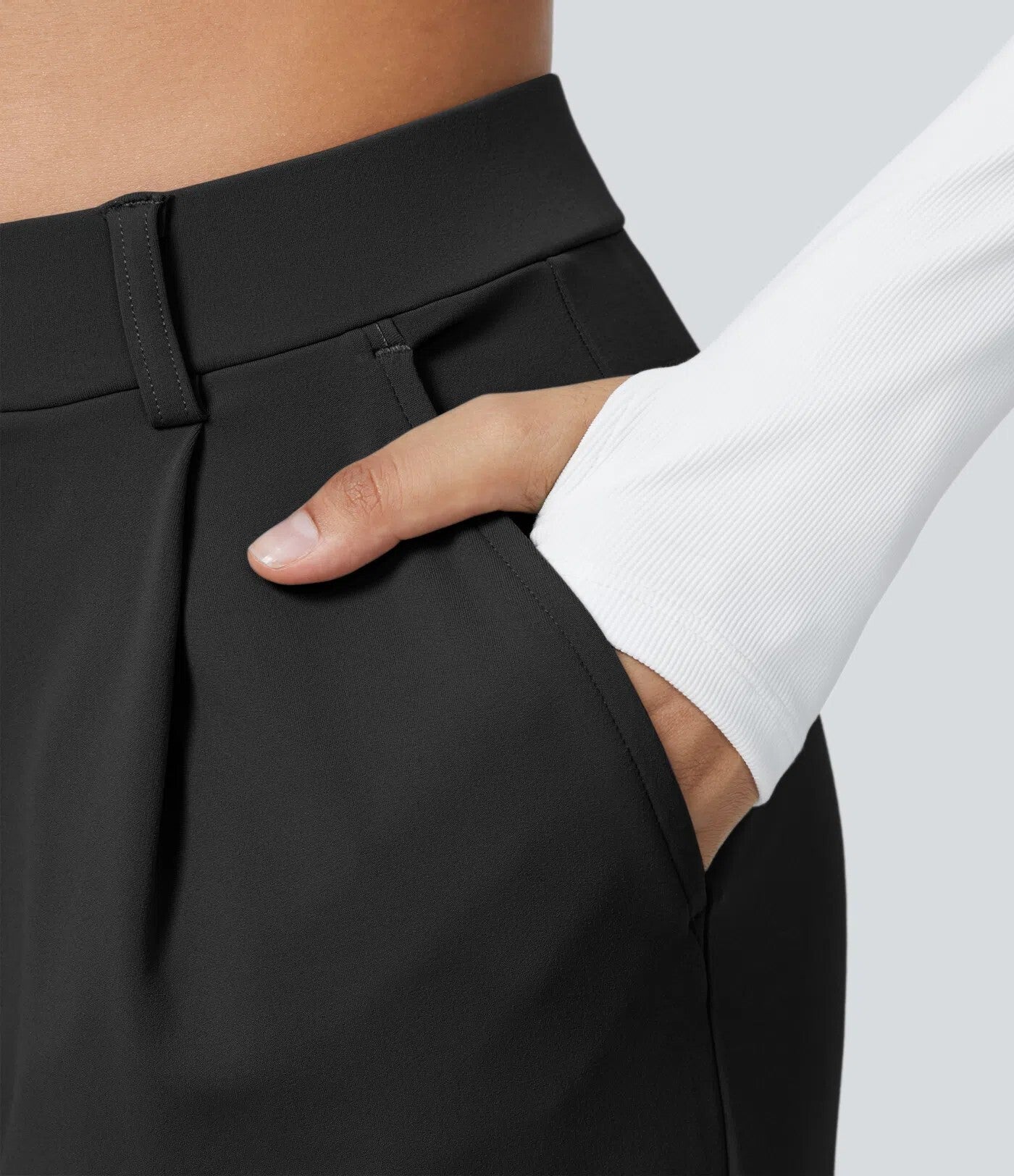 💝Limited Time&Free Shipping💝High Waisted Side Pocket Straight Leg Work Pants